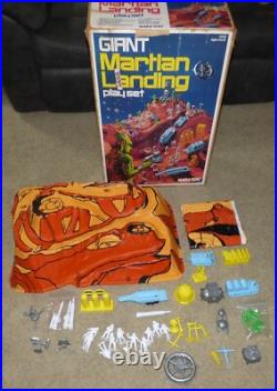 1977 Marx Giant Martian Landing Playset #4306 Vintage Space Toy, Super Rare