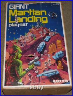 1977 Marx Giant Martian Landing Playset #4306 Vintage Space Toy, Super Rare