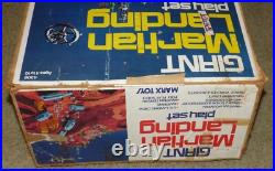 1977 Marx Giant Martian Landing Playset #4306 Vintage Space Toy, Super Rare