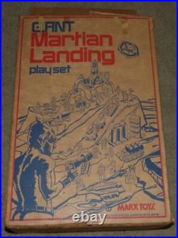 1977 Marx Giant Martian Landing Playset #4306 Vintage Space Toy, Super Rare