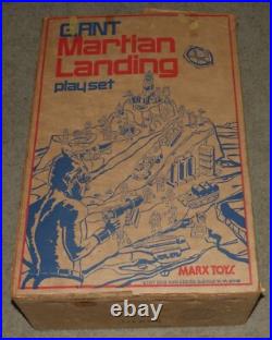 1977 Marx Giant Martian Landing Playset #4306 Vintage Space Toy, Super Rare