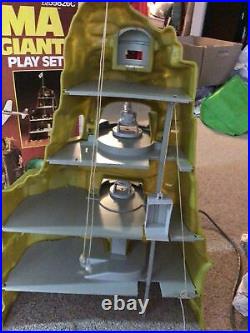 1979 Marx Iwo Jima Giant Playset Lots Of Parts + Mountain + Box Rare