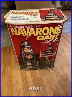 1980 Marx Famous World War ll Battle of Navarone Battle Giant Playset In Box