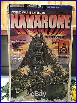 1981 Marx Navarone Mountain Giant Playset with box Lots of Pieces World War WWII