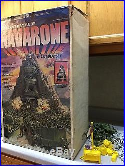 1981 Marx Navarone Mountain Giant Playset with box Lots of Pieces World War WWII
