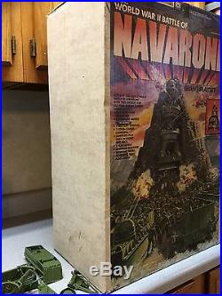 1981 Marx Navarone Mountain Giant Playset with box Lots of Pieces World War WWII
