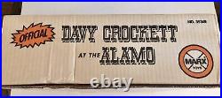 1995 Marx Toys Playset # 3534r Official Davy Crockett At The Alamo Tin Buildings