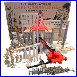 1996 Marx Atomic Cape Canaveral Missile Base Playset with Box
