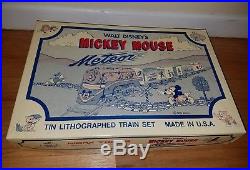 1999 Mickey Mouse Meteor Marx Train Locomotive Set 94/300 Disney playset NEW +