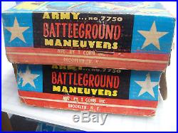 2 T. Cohn Marx Battleground Maneuvers Playsets Full! Wow! Huge Lot