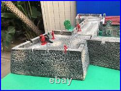 2005 Original FORT TICONDEROGA Playset Stone Fortification-Barzso, Marx- Mint