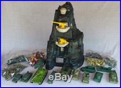 330+ PIECE Marx Navarone 3412 playset WWII Army Men Tanks Accessories