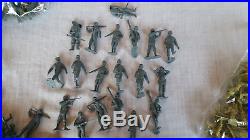 330+ PIECE Marx Navarone 3412 playset WWII Army Men Tanks Accessories