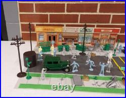 #4676 The Untouchables Tin Litho 1961 Marx Vintage Playset