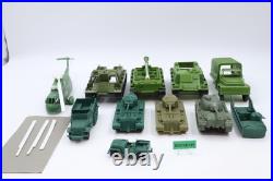 #4756 Battleground Playset 1960s Marx Vintage WWII Toy Soldiers
