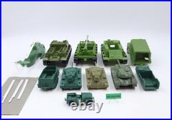 #4756 Battleground Playset 1960s Marx Vintage WWII Toy Soldiers