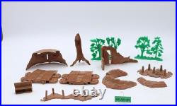 #4756 Battleground Playset 1960s Marx Vintage WWII Toy Soldiers