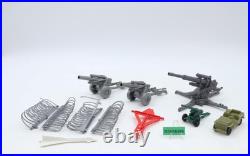 #4756 Battleground Playset 1960s Marx Vintage WWII Toy Soldiers