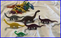 48 Prehistoric Dinosaurs Lot Marx/0thers 1950's 1960's T Rex Rares