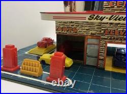 50's MARX Service Center Sky-View Parking with period Accessories