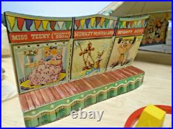 50s Marx Super Circus Playset Tent+Props+Sideshows+14 People+14 Animals+Rare OB