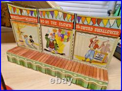 50s Marx Super Circus Playset Tent+Props+Sideshows+14 People+14 Animals+Rare OB