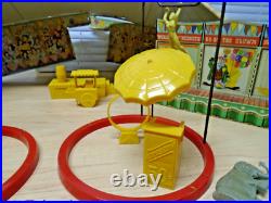 50s Marx Super Circus Playset Tent+Props+Sideshows+14 People+14 Animals+Rare OB