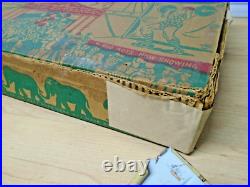 50s Marx Super Circus Playset Tent+Props+Sideshows+14 People+14 Animals+Rare OB