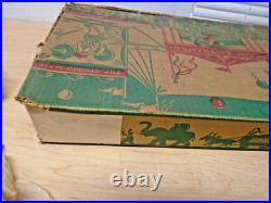 50s Marx Super Circus Playset Tent+Props+Sideshows+14 People+14 Animals+Rare OB