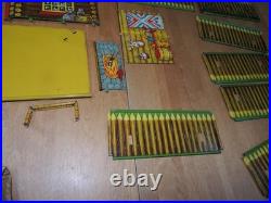 50s Superior Toy T Conn #33 Fort and Trading Post, fort figures horses, acc, box