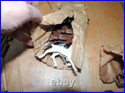 50s Superior Toy T Conn #33 Fort and Trading Post, fort figures horses, acc, box