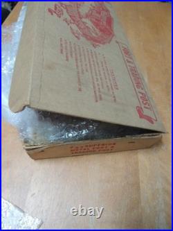 50s Superior Toy T Conn #33 Fort and Trading Post, fort figures horses, acc, box