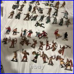 55 Marx Warriors Of The World Playset Vintage 60mm Plastic Toy Soldiers