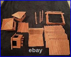 60s Marx Fort Apache Playset Soldiers Cowboys Indians Extra Accesories