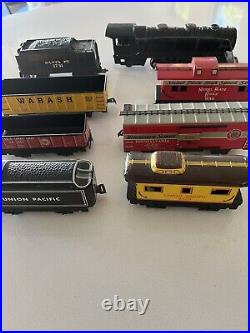 8 Piece Vintage Marx Engine and cars