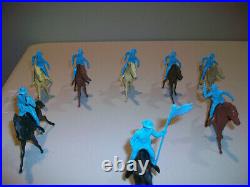 9 Powder Blue Long Coat Cavalry And Horses From The Marx Giant Fort Apacheset