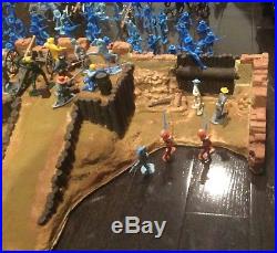 Alamo wall battle scene. Marx, Cts, plus more