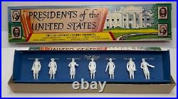 American Presidents in Miniature 5 Complete Box Set Vintage LOUIS MARX TOYS