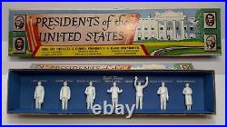 American Presidents in Miniature 5 Complete Box Set Vintage LOUIS MARX TOYS