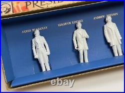 American Presidents in Miniature 5 Complete Box Set Vintage LOUIS MARX TOYS