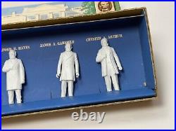 American Presidents in Miniature 5 Complete Box Set Vintage LOUIS MARX TOYS