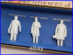 American Presidents in Miniature 5 Complete Box Set Vintage LOUIS MARX TOYS