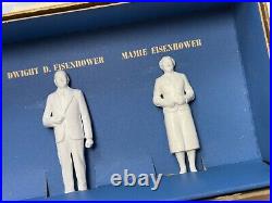 American Presidents in Miniature 5 Complete Box Set Vintage LOUIS MARX TOYS