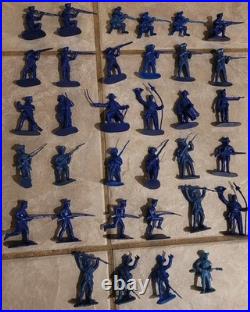American Revolution Playset/Figures 1/32 54 mm Cannons, Redoubt. Marx Compatible