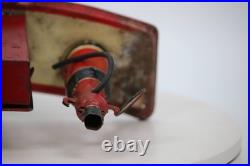 Antique Marx Tin Litho B/O Service Station Prewar Metal Gas Station Toy Building
