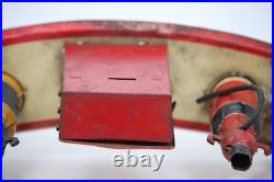 Antique Marx Tin Litho B/O Service Station Prewar Metal Gas Station Toy Building