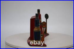 Antique Marx Tin Litho B/O Service Station Prewar Metal Gas Station Toy Building