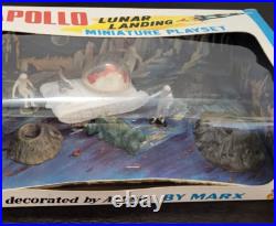 Apollo Lunar Landing SCENE 3 MARX Miniature Playset NEW MIB Sealed #2