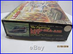 Army-navy-air Force Fighting Land -sea-air Play Set All Tin Made In Japan Marx