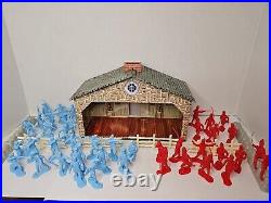 Authentic Vintage Marx 1950's Revolutionary War Soldiers lot of 160